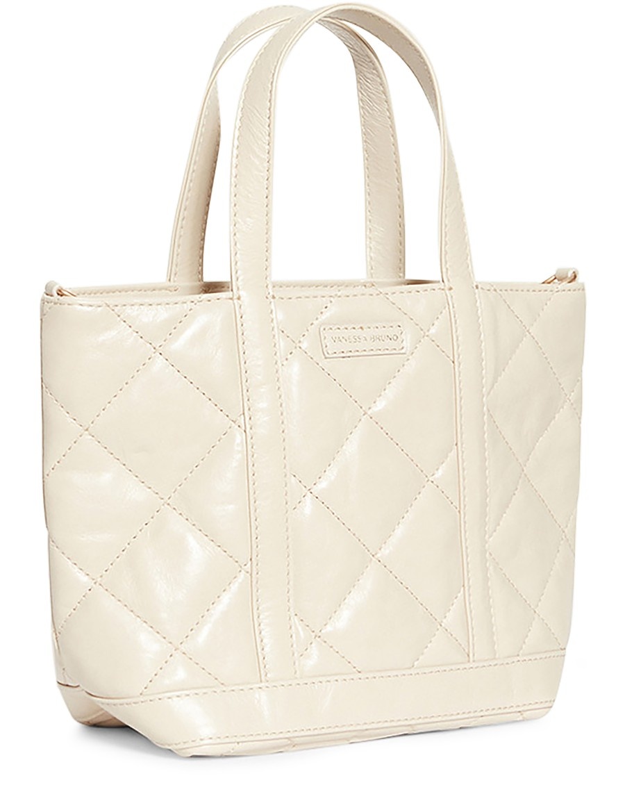 S quilted leather tote bag - 2