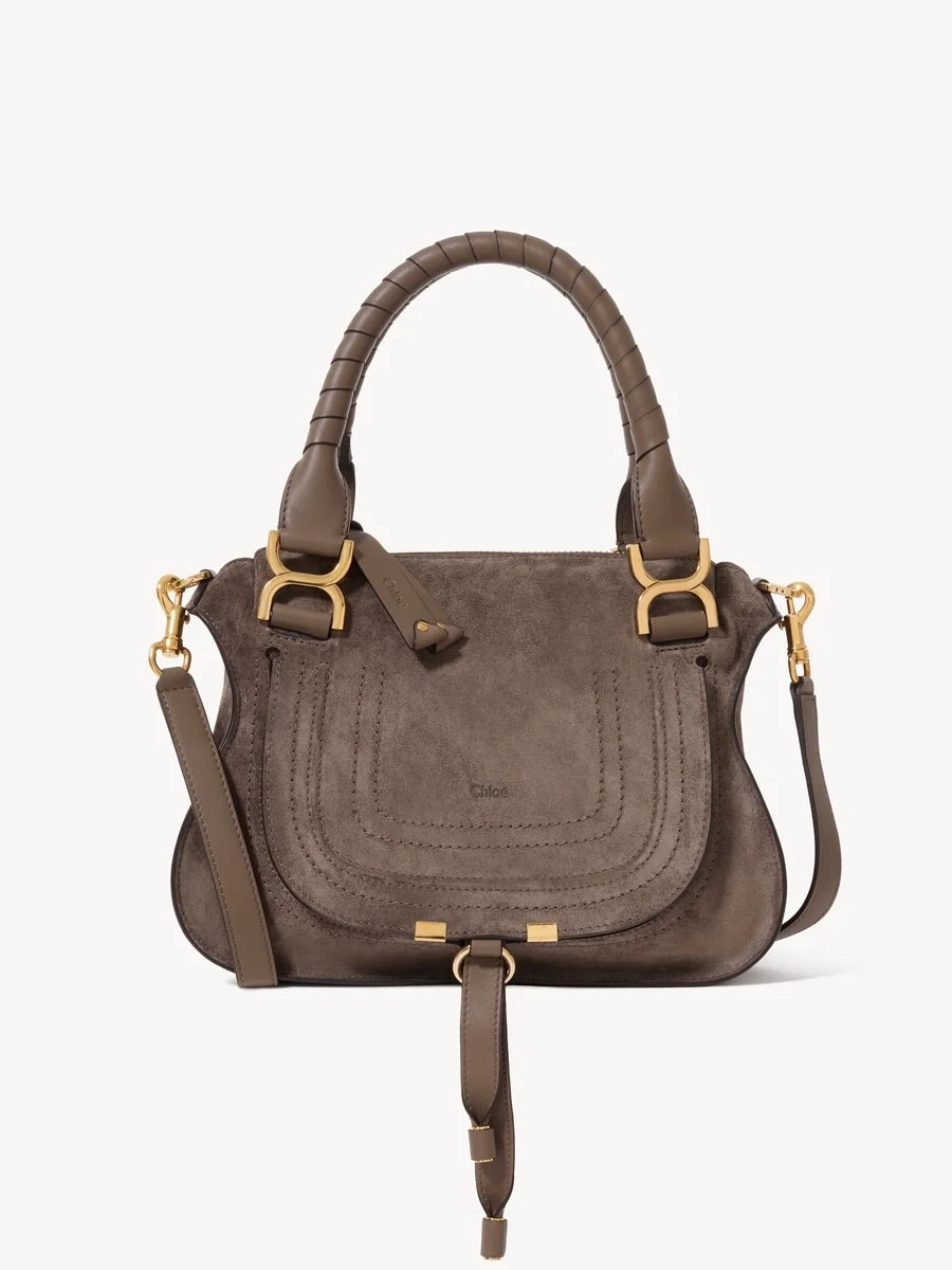 SMALL MARCIE BAG IN SUEDE LEATHER - 1