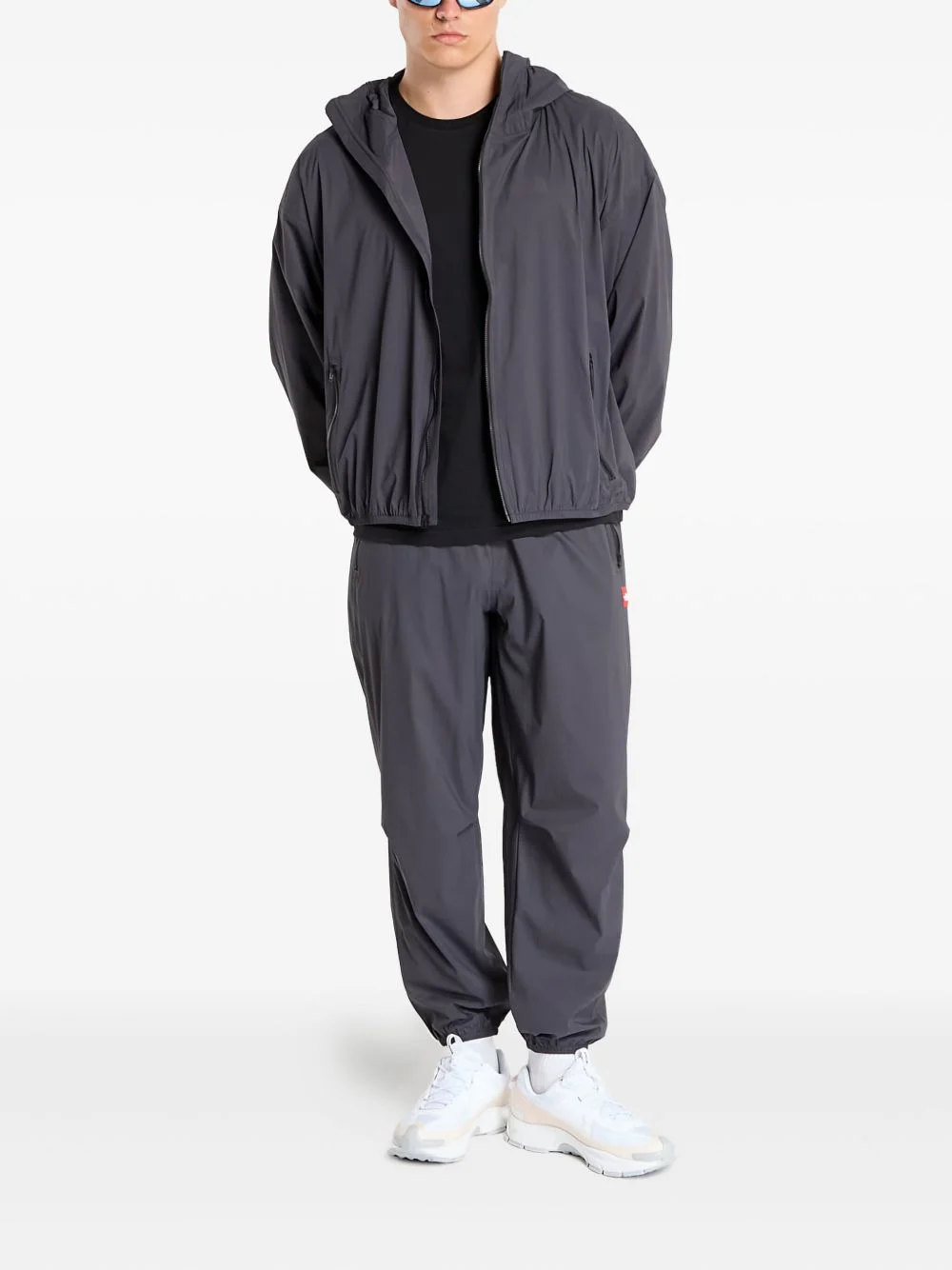 logo-patch jacket - 1