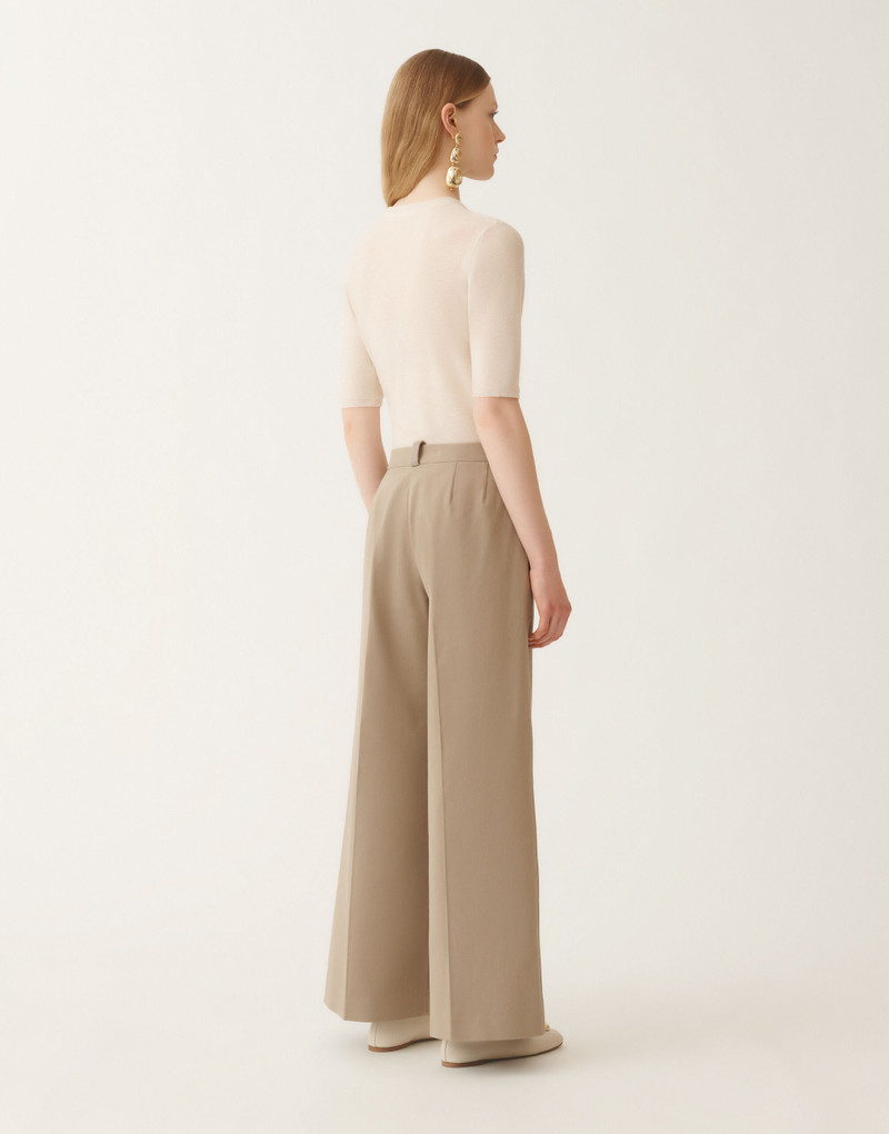 Spoleto cotton gabardine trousers 4