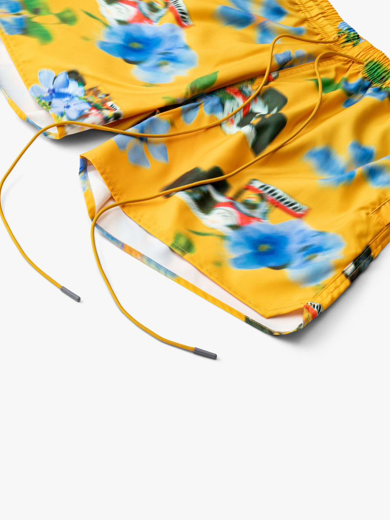 YELLOW LOIX SWIM TRUNKS 3