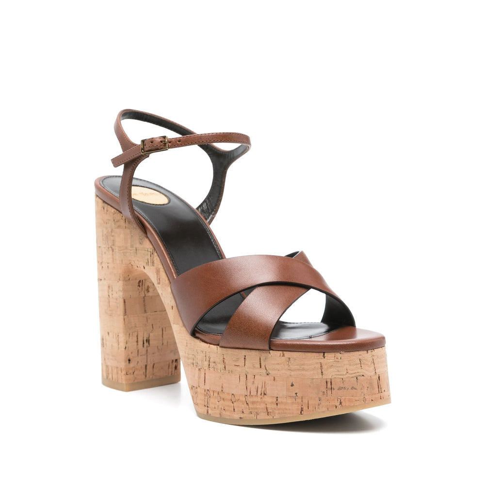 Saint Laurent Brown Sandals Women - 4