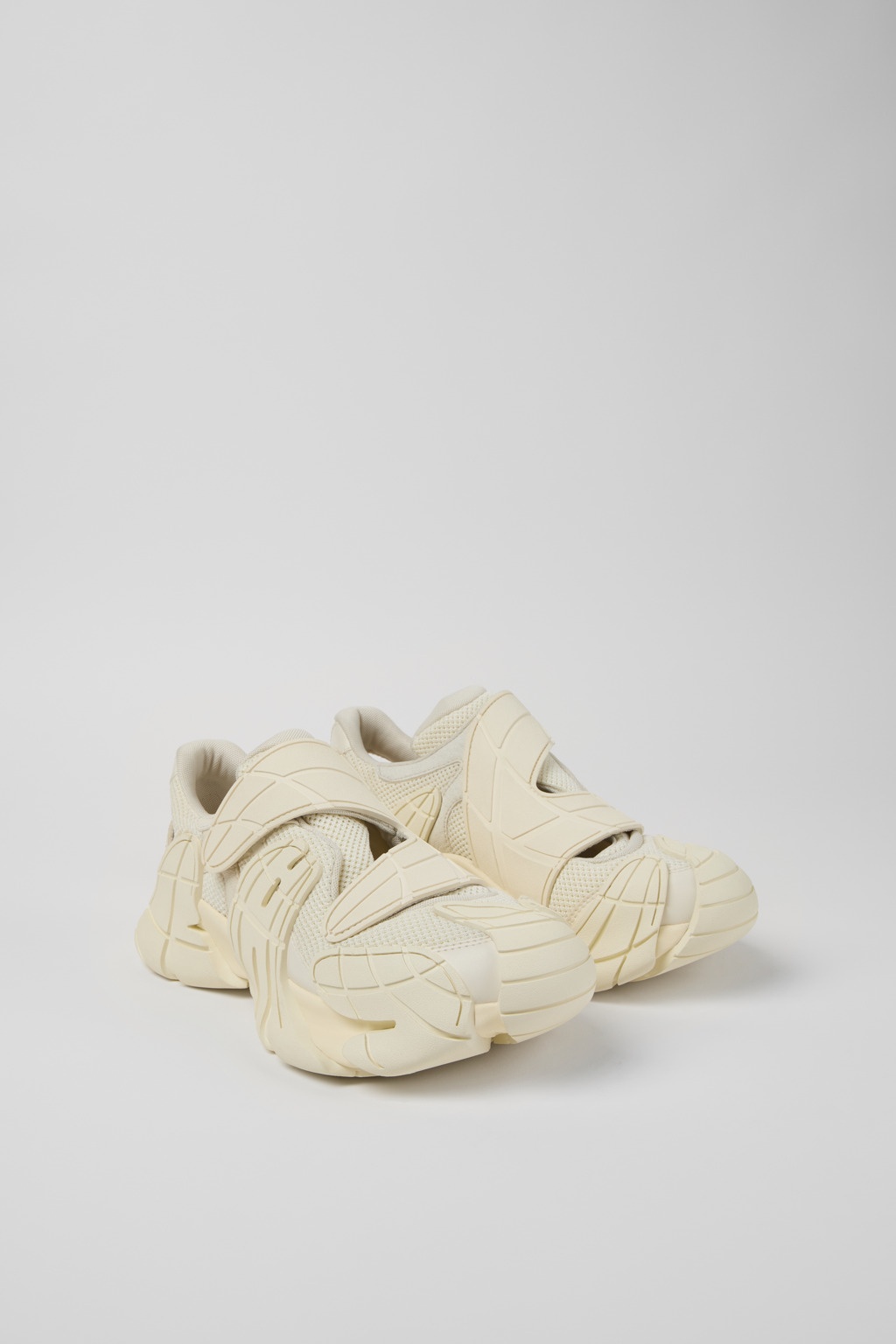 White Textile Sneakers - 2