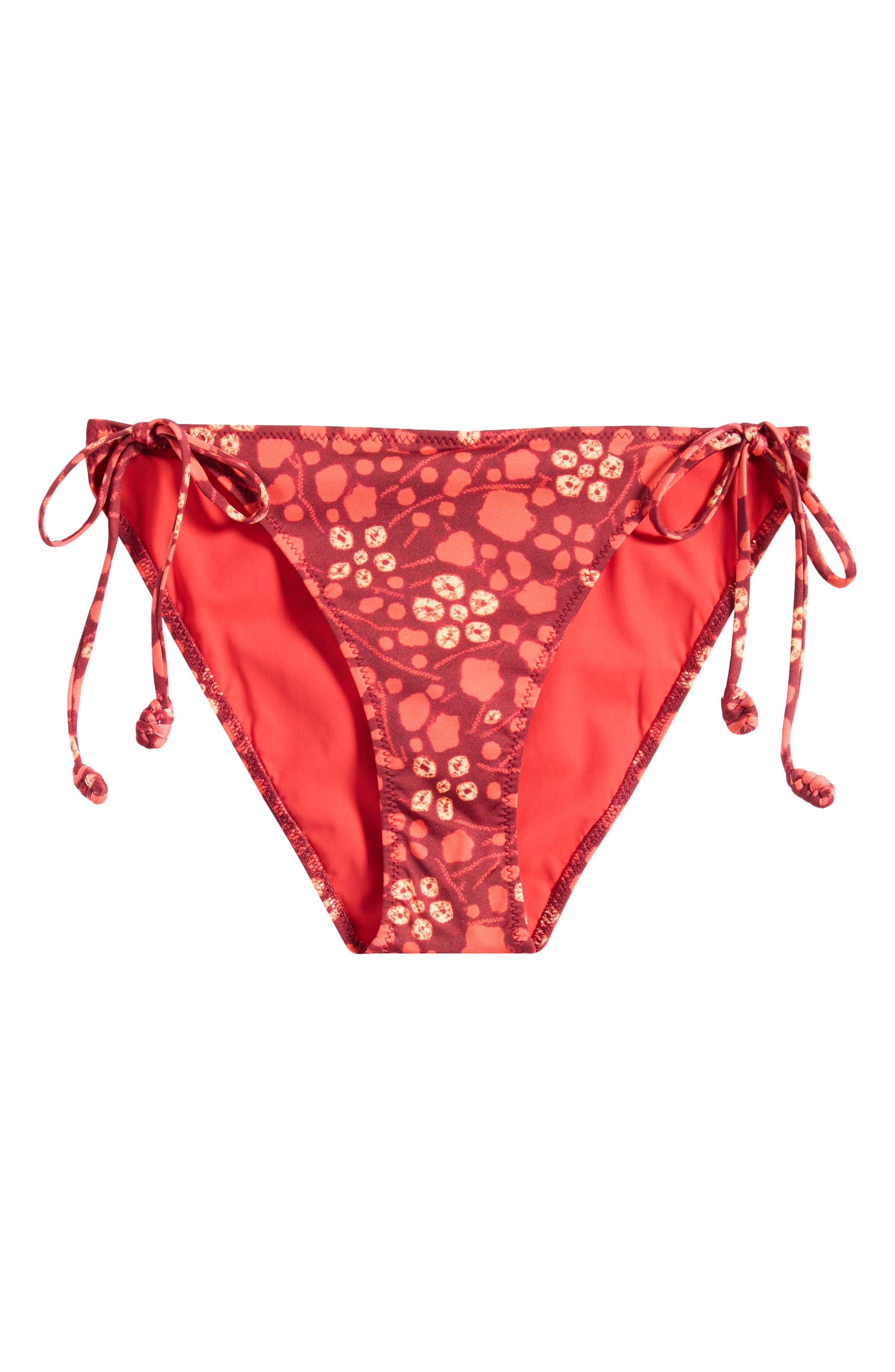 Ulla Johnson Maria Side Tie Bikini Bottoms in Coral at Nordstrom - 6