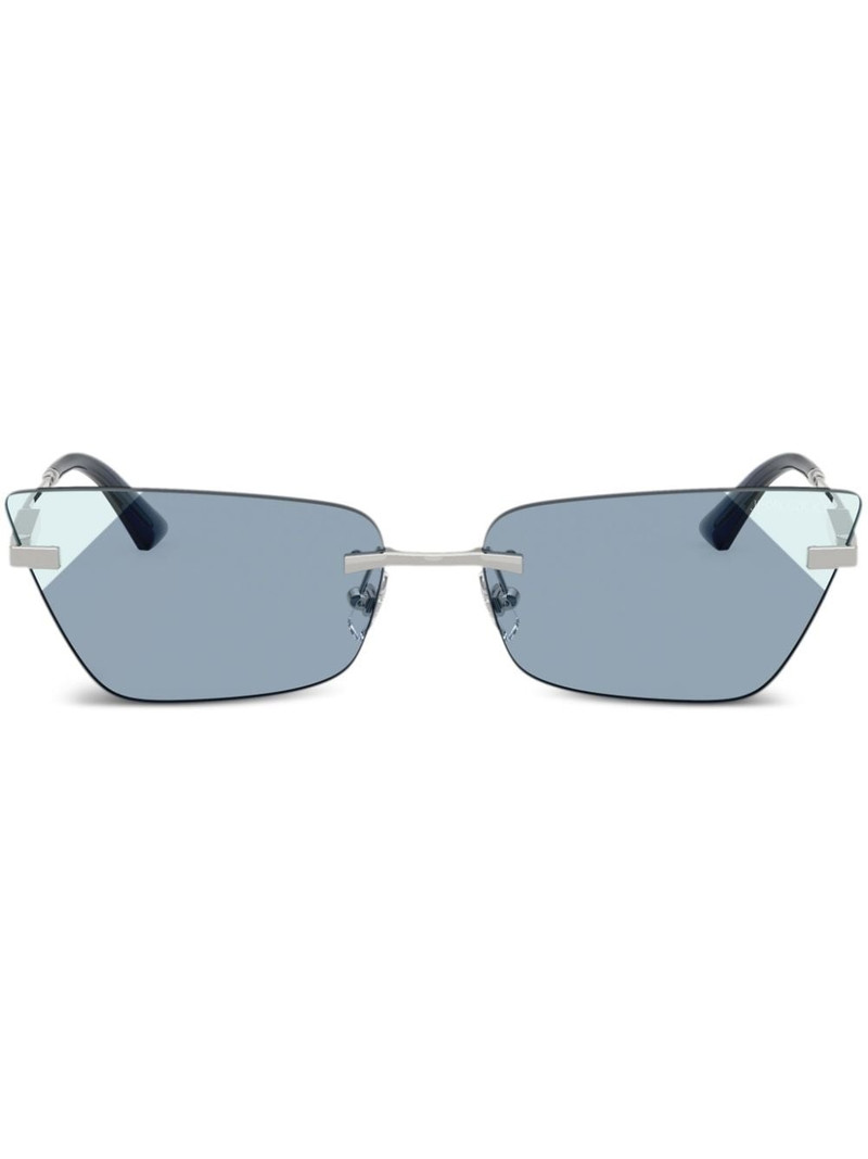geometric-frame sunglasses 1