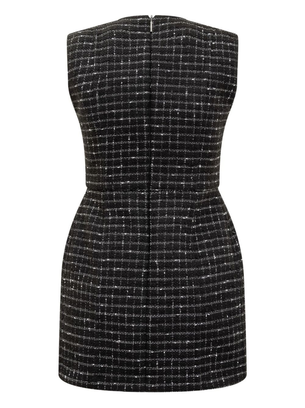 checked tweed dress - 2