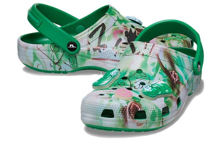 Crocs x Futura Laboratories Classic Clog 'Green Ivy' 209622-3WH - 4
