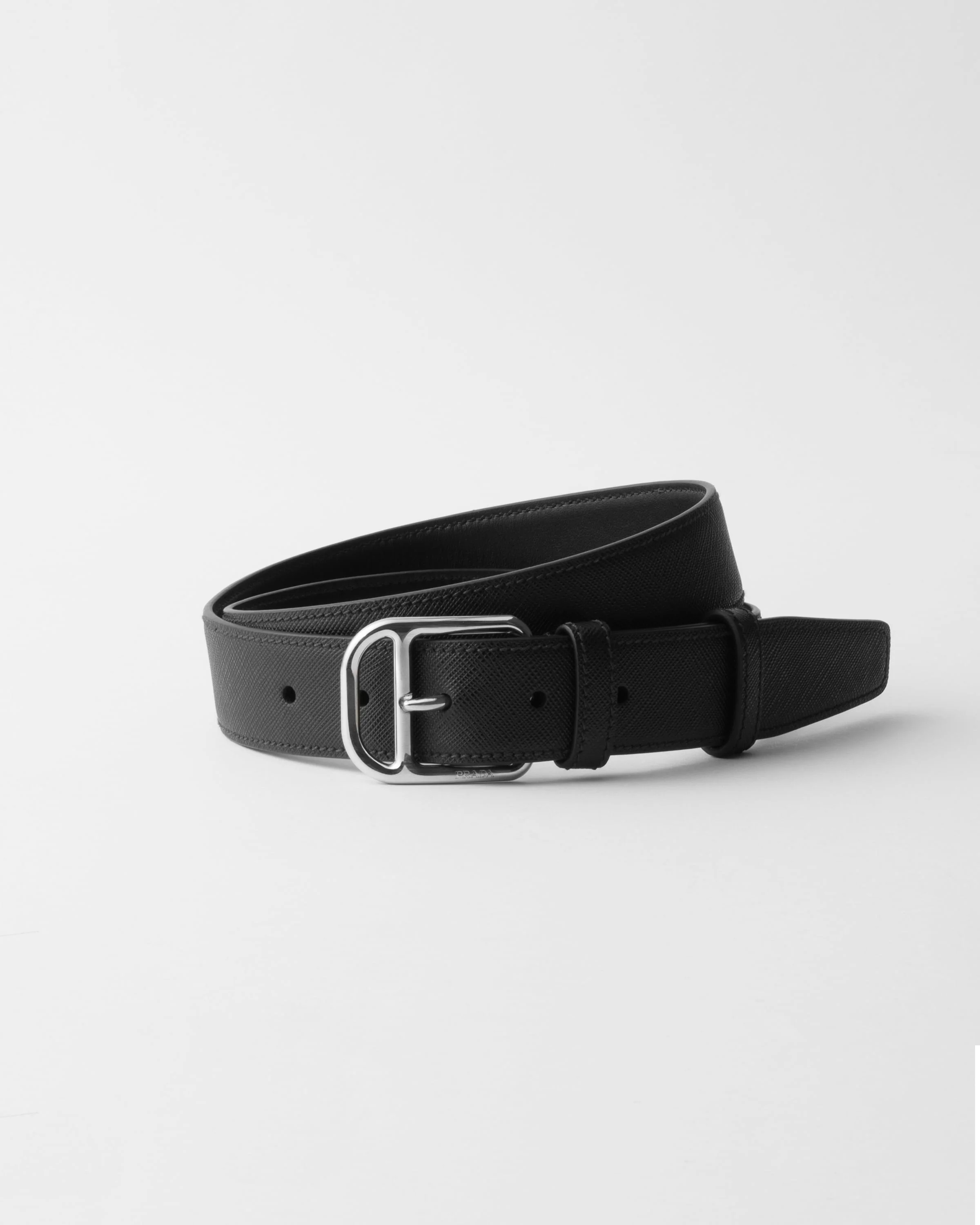 Saffiano leather belt - 1