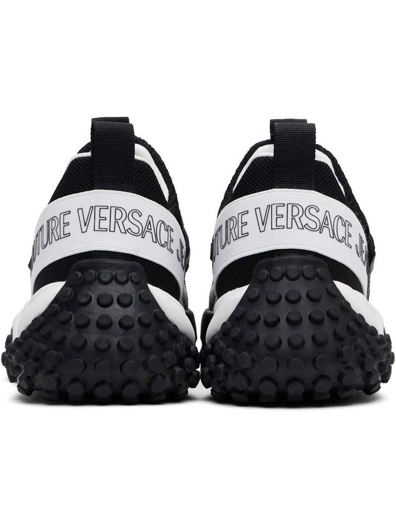 Black & White Logo Hyber Sneakers 2