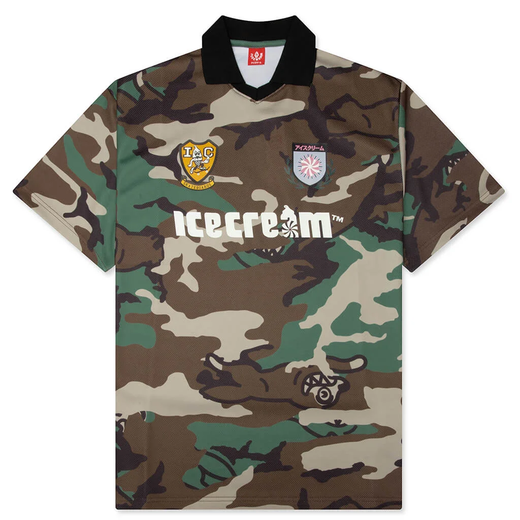 ACID S/S KNIT POLO - CAMO - 1