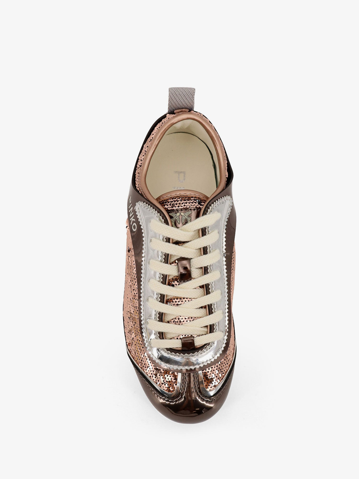 Reby 10 Mirror Fabric Sneakers With Sequins - 5