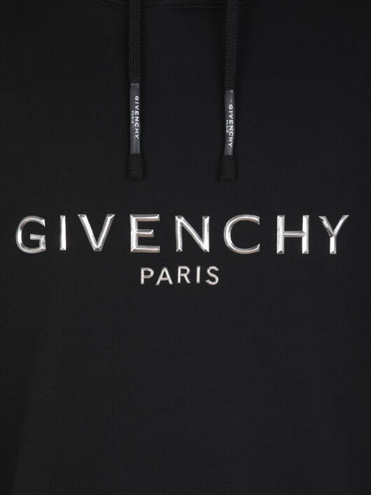 GIVENCHY PARIS embossed hoodie - 4