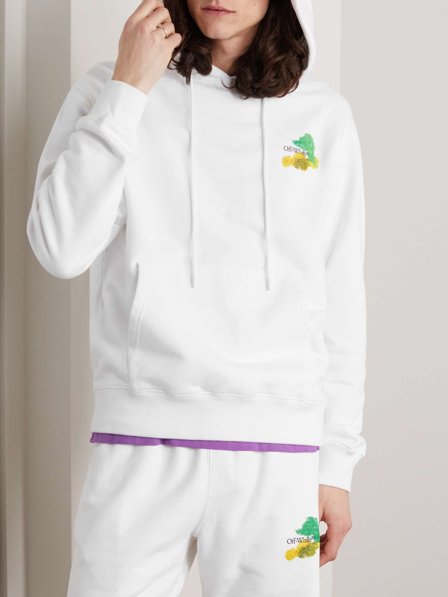 Logo-Print Cotton-Jersey Hoodie - 4