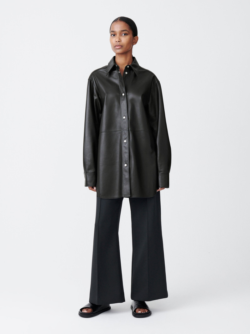 Studio Nicholson Santos Leather Shirt outlook