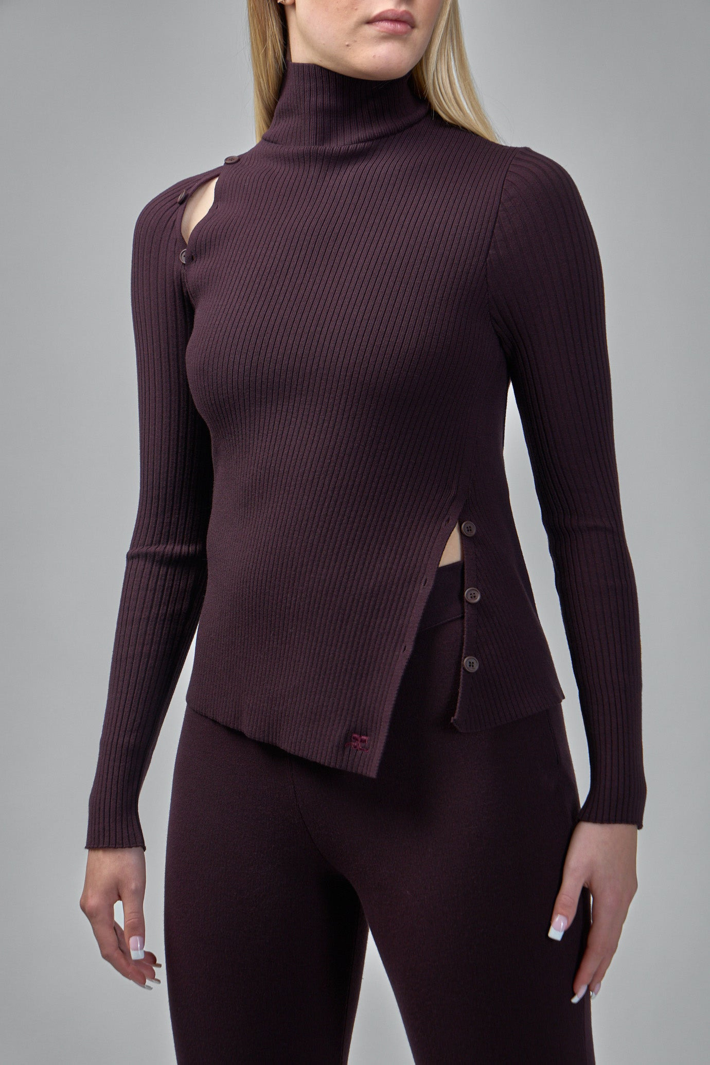 Sweater Oblique Buttoned - 5