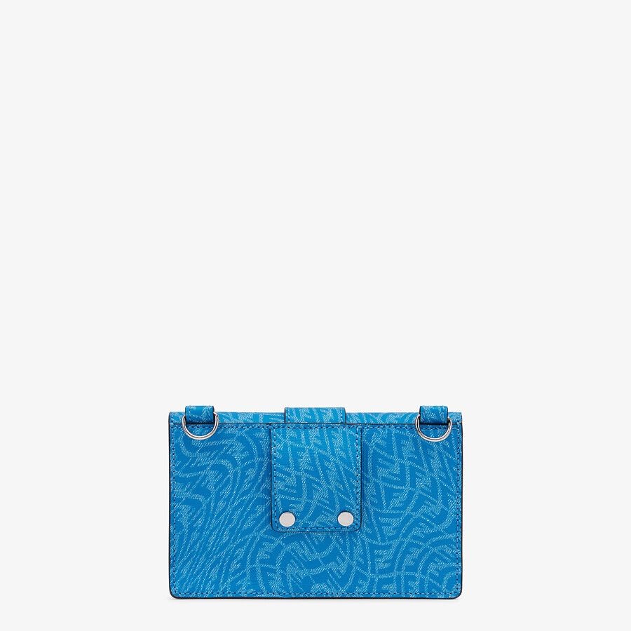 Blue fabric bag - 3