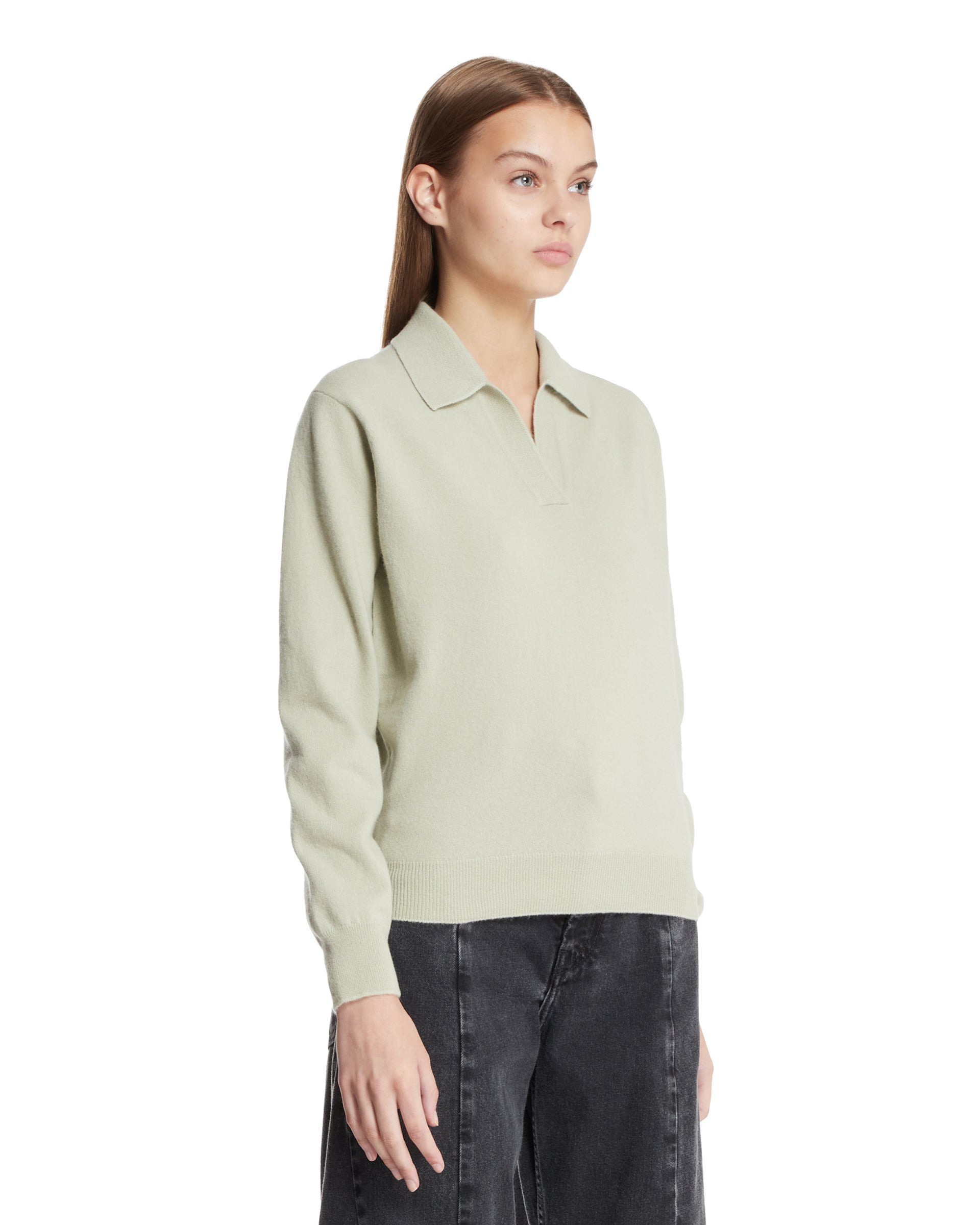 Green Long-Sleeve Polo - 4