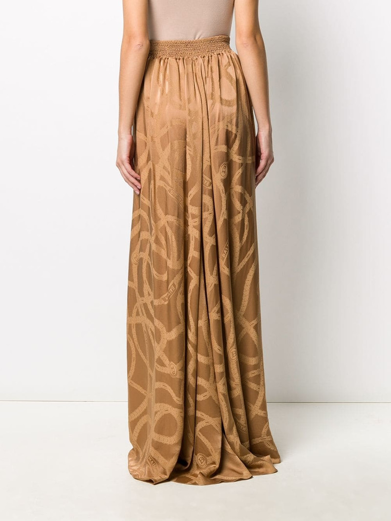 chain logo jacquard skirt 4