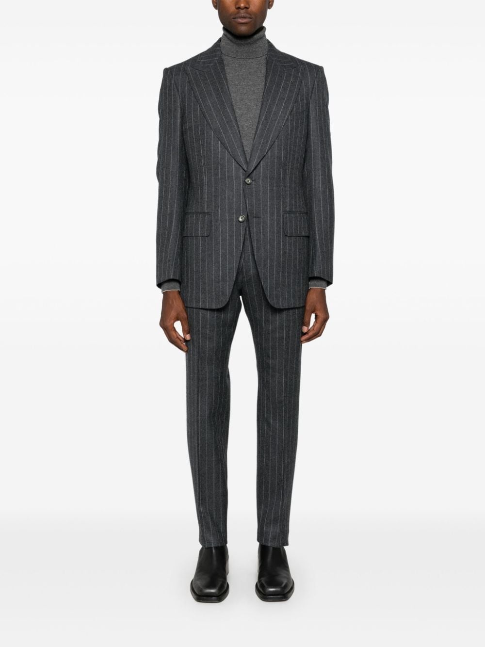 pinstripe suit - 2