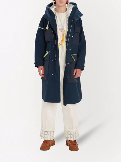 JW Anderson multi-pocket hooded parka outlook