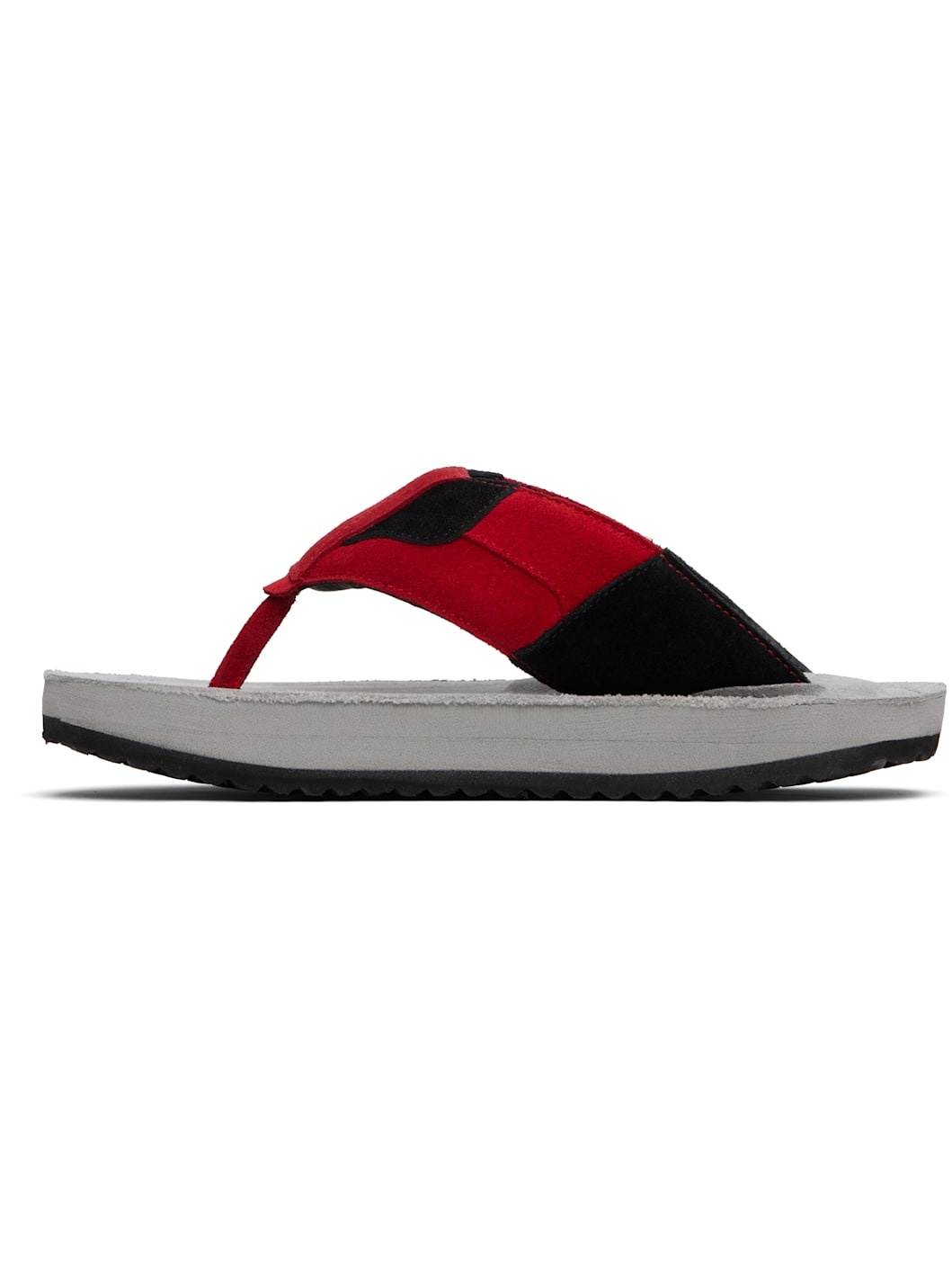 Red & Gray XXL Flip-Flops - 3