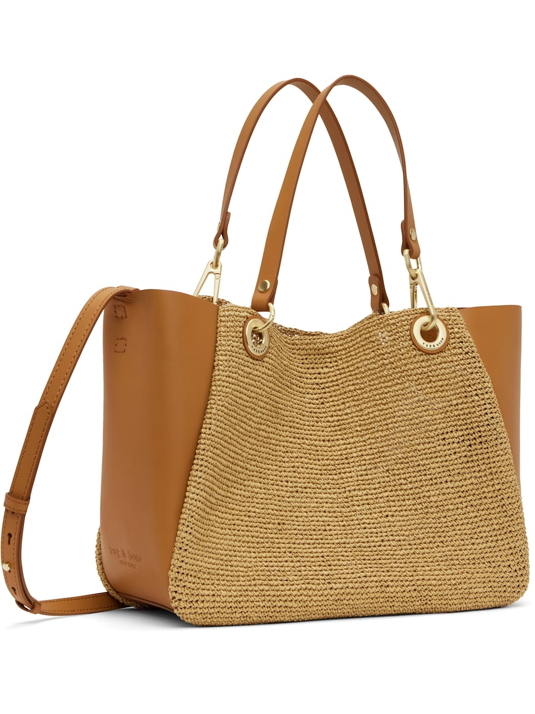 Beige & Tan Revival Summer Mini Tote - 3
