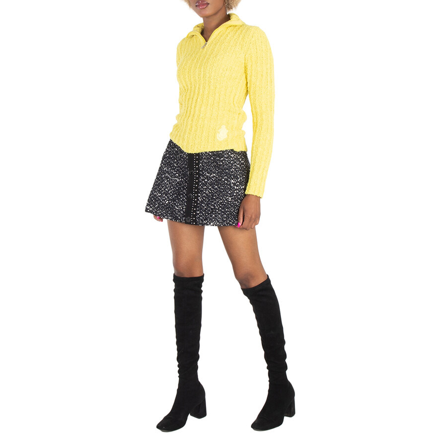 Moncler Tweed Buttoned Mini-Skirt - 4