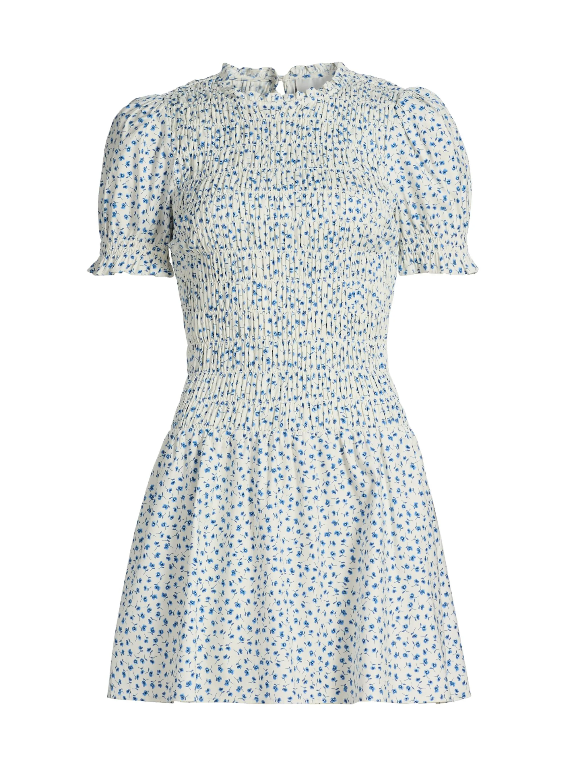Women's Leannah Floral Smocked Minidress - Hanna - 1