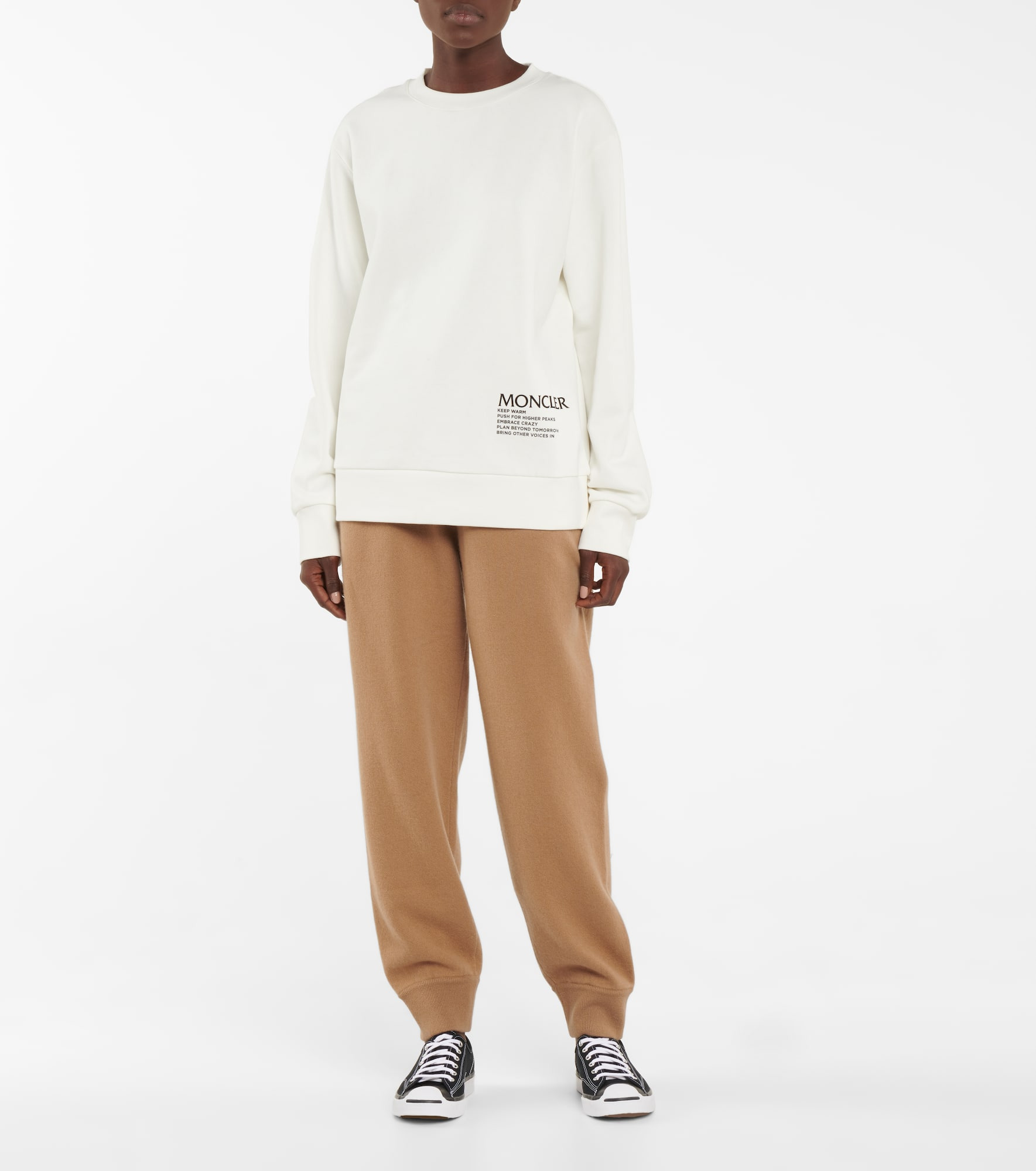 Cotton-blend sweatshirt - 2