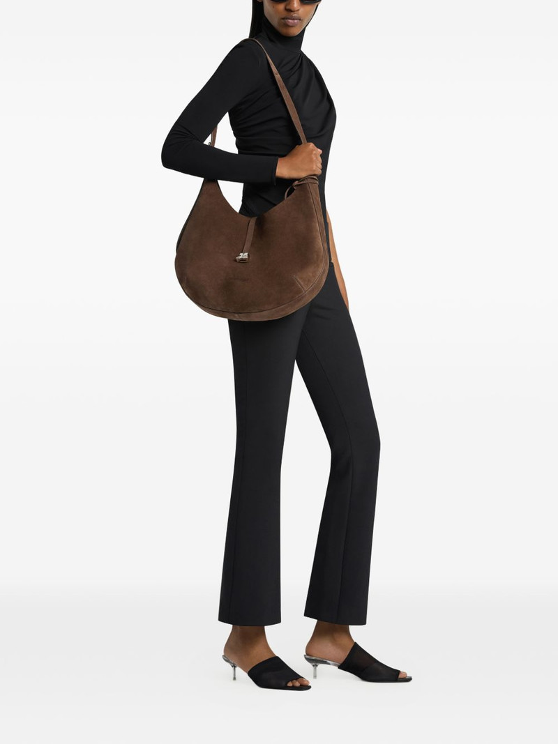 courrèges logo-plaque shoulder bag outlook