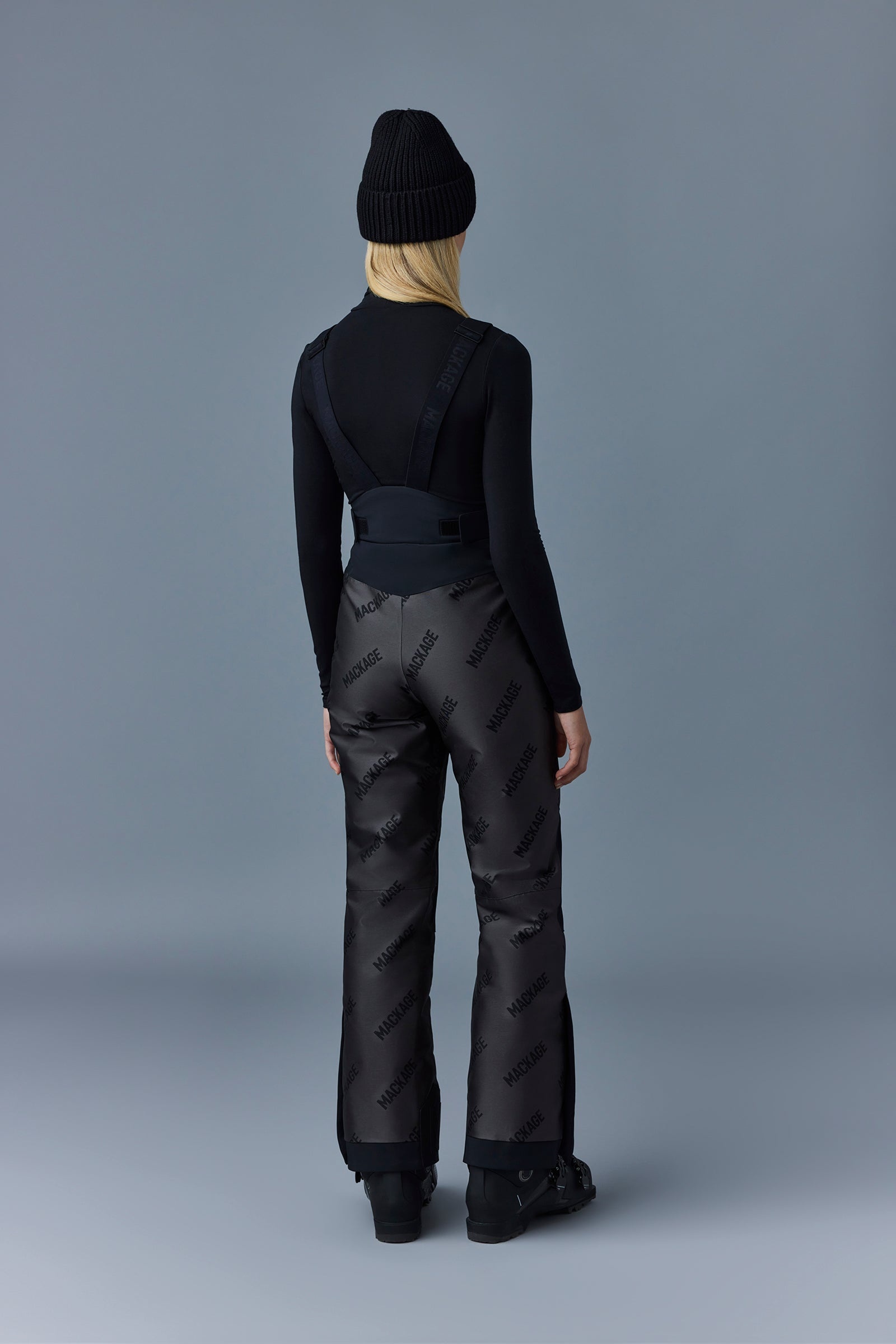 VINYA 2-Layer membrane ski pants with Jacquard logo pattern - 4