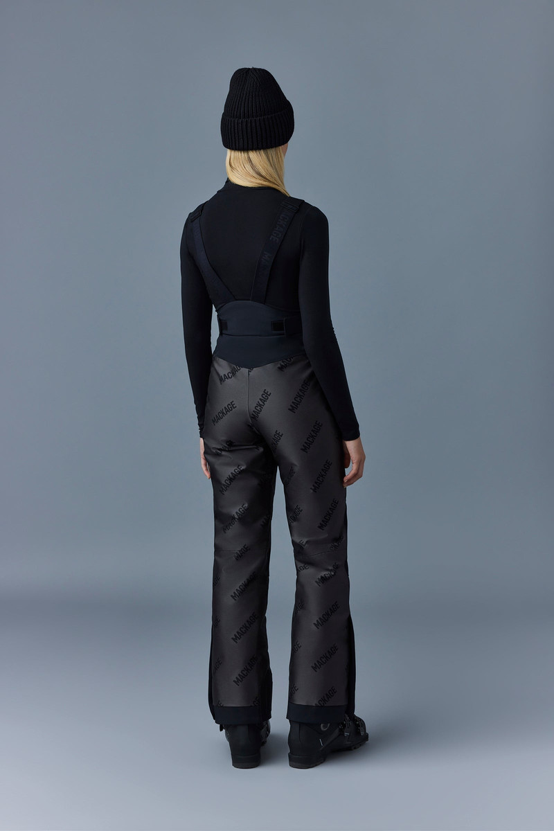 VINYA 2-Layer membrane ski pants with Jacquard logo pattern 4