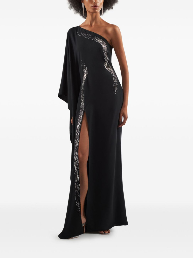 Taller Marmo Palladium one-shoulder embellished maxi dress outlook