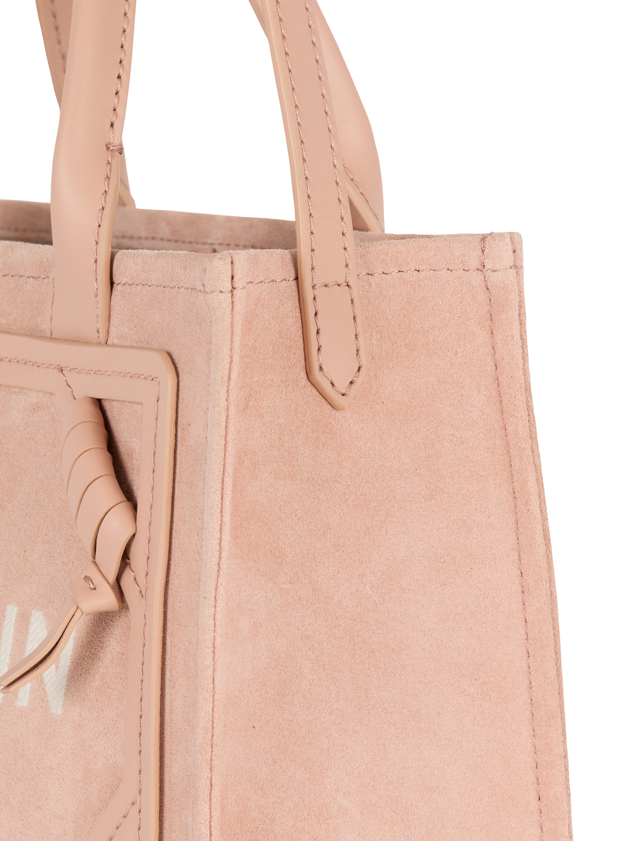 Small suede B-Army tote bag - 5