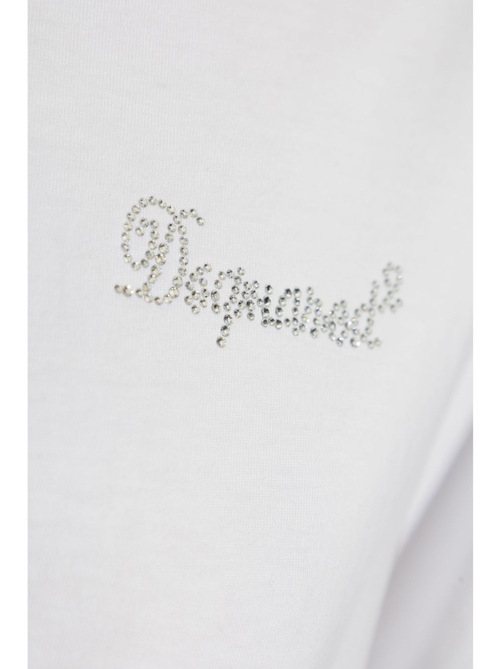 rhinestone-logo T-shirt - 5