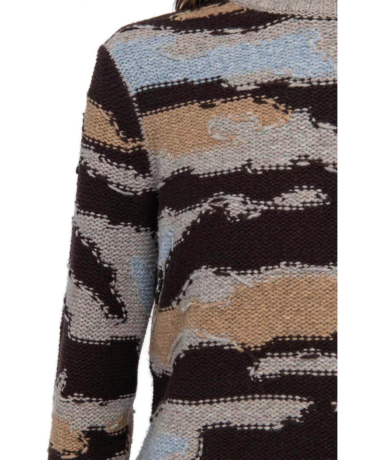 Malty Merino Wool Crewneck Sweater - 5