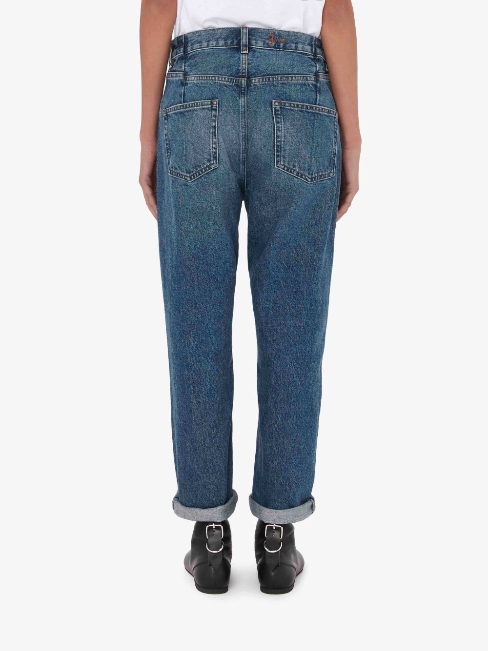 A.P.C. X JW ANDERSON - APC JEAN ULYSSE - WIDE LEG DENIM JEANS - 3