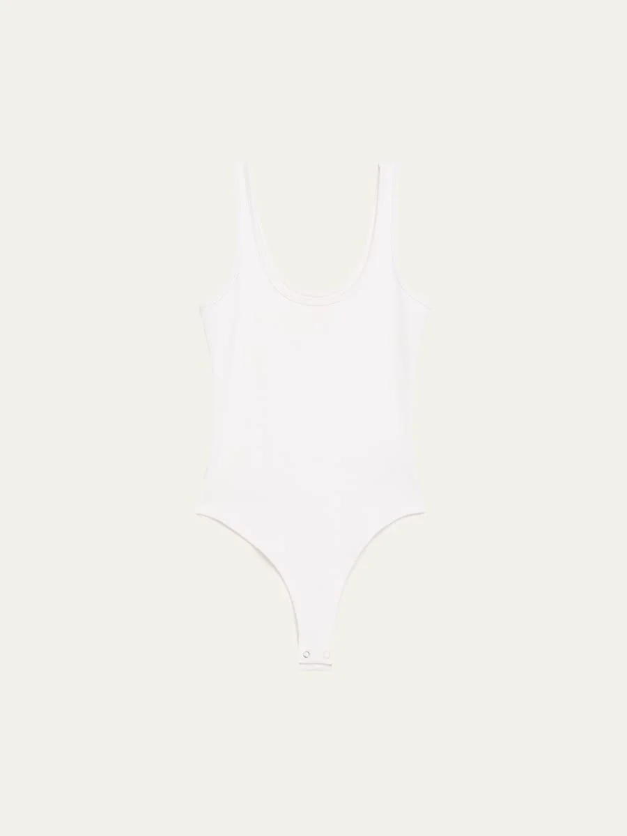 Nica Scoop-Neck Tank Bodysuit - 1