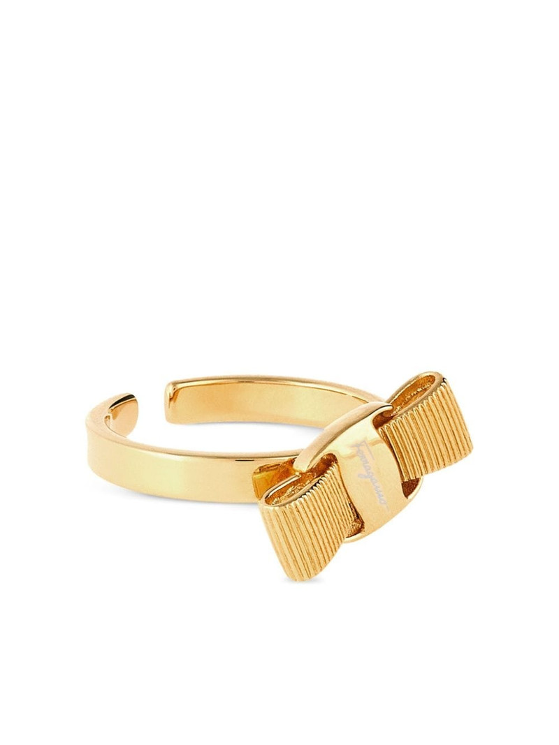 FERRAGAMO Vara bow polished ring outlook