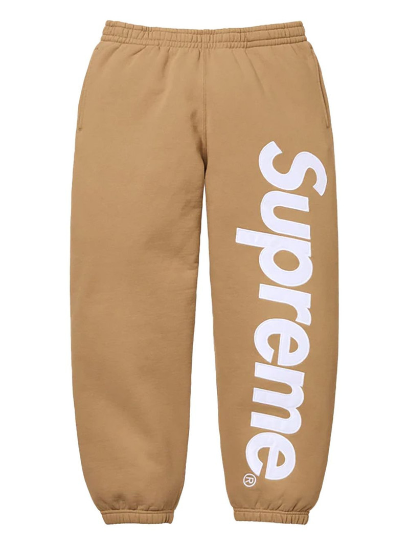 logo appliqué track pants 1