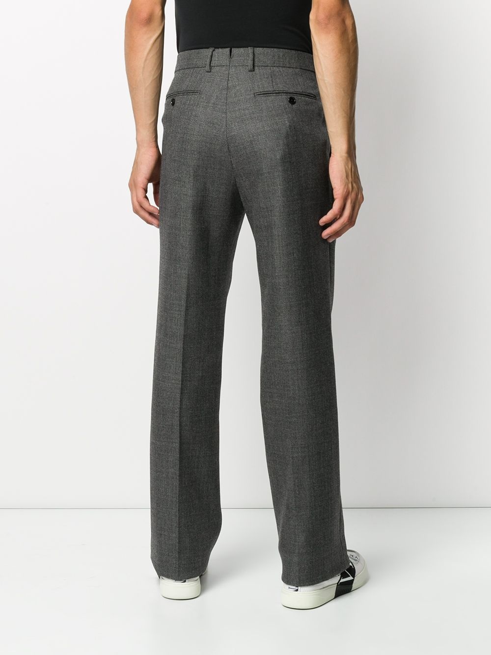 relaxed straight-leg trousers - 4