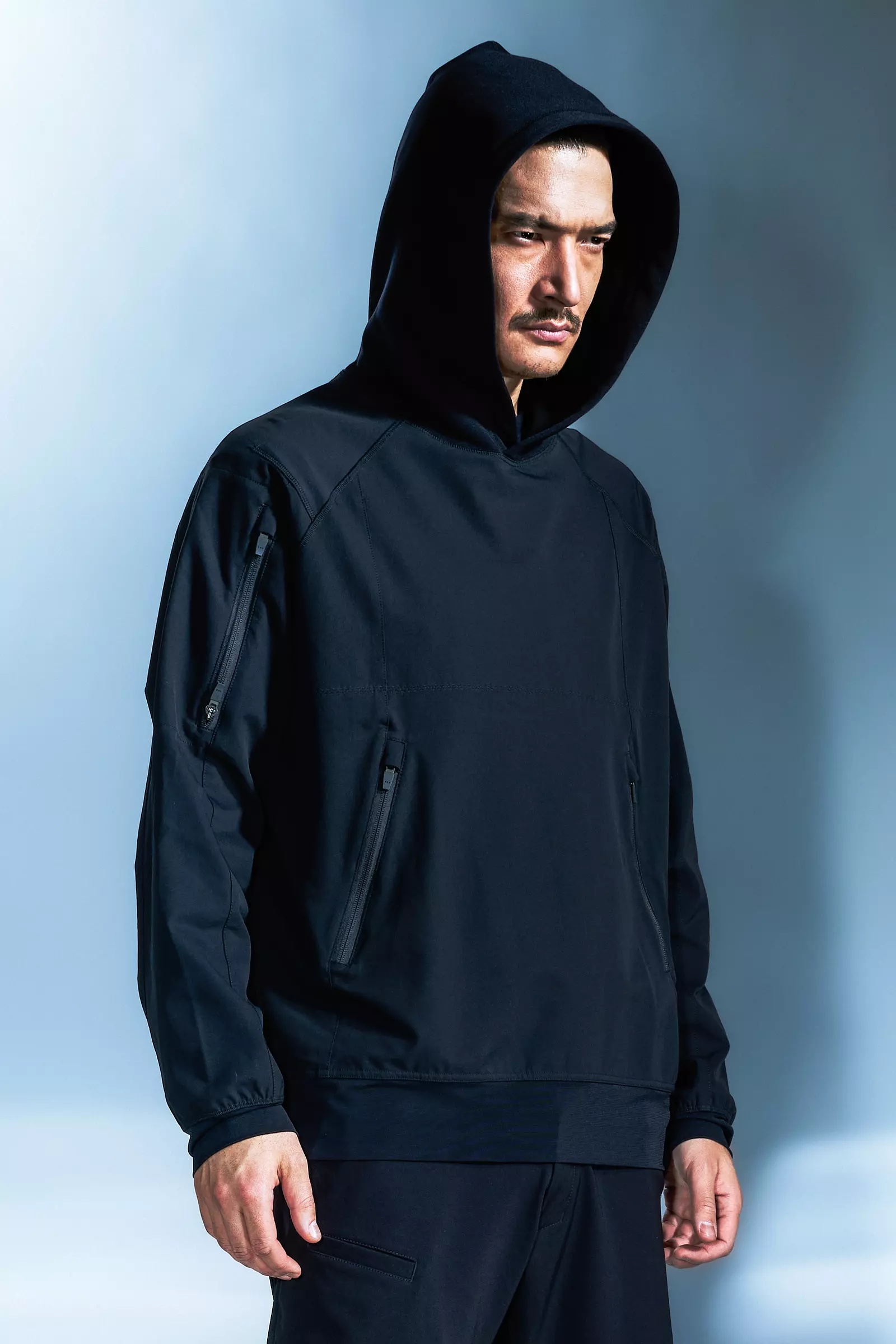 S21-DS schoeller® Dryskin™ Hooded Sweatshirt Black - 22