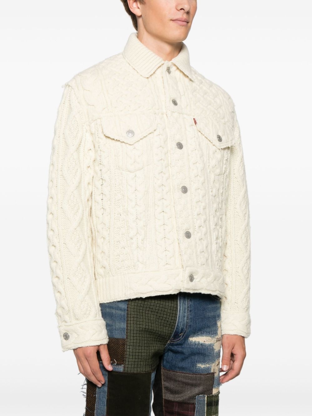 x Levi's® Aran-knit cardigan - 3