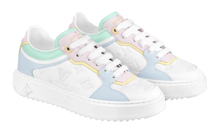 (WMNS) LOUIS VUITTON Time Out Sneakers 'White with Baby Shades' 1A8VTZ - 3