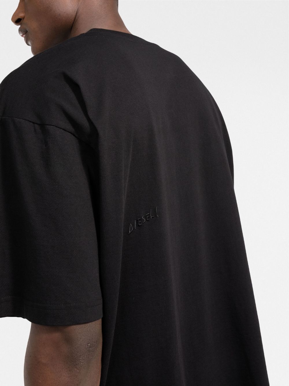slogan-print oversized T-shirt - 5