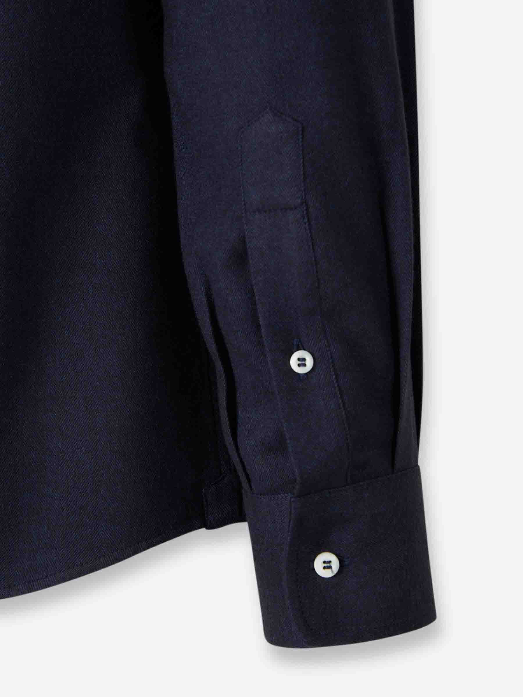 PLAIN DRESS SHIRT - 4