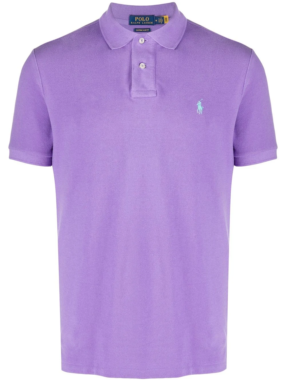 piqué cotton polo shirt - 1