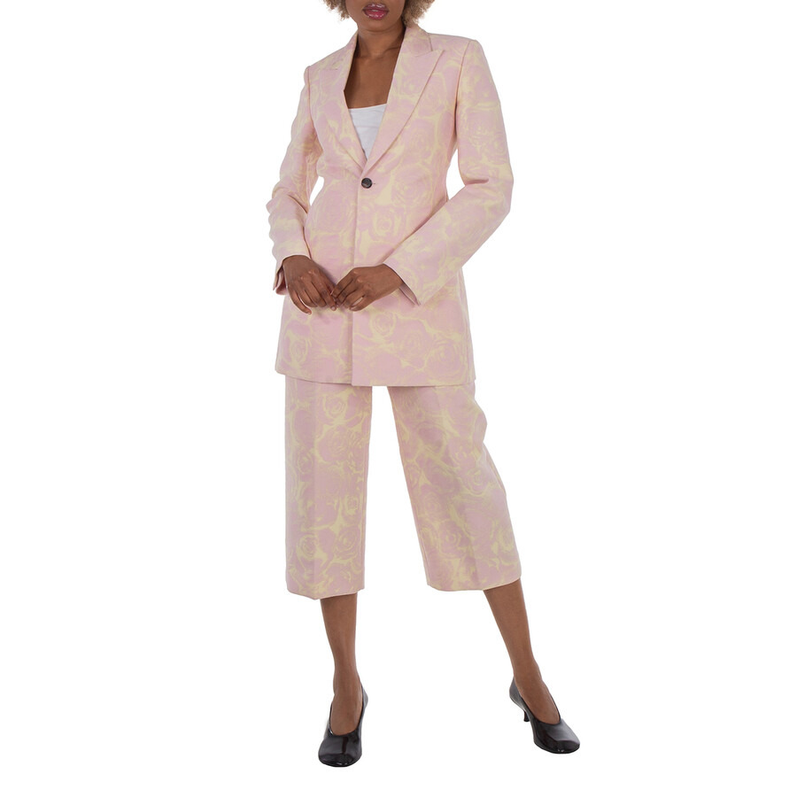 Burberry Rose Wool Tailored Jacket - 5