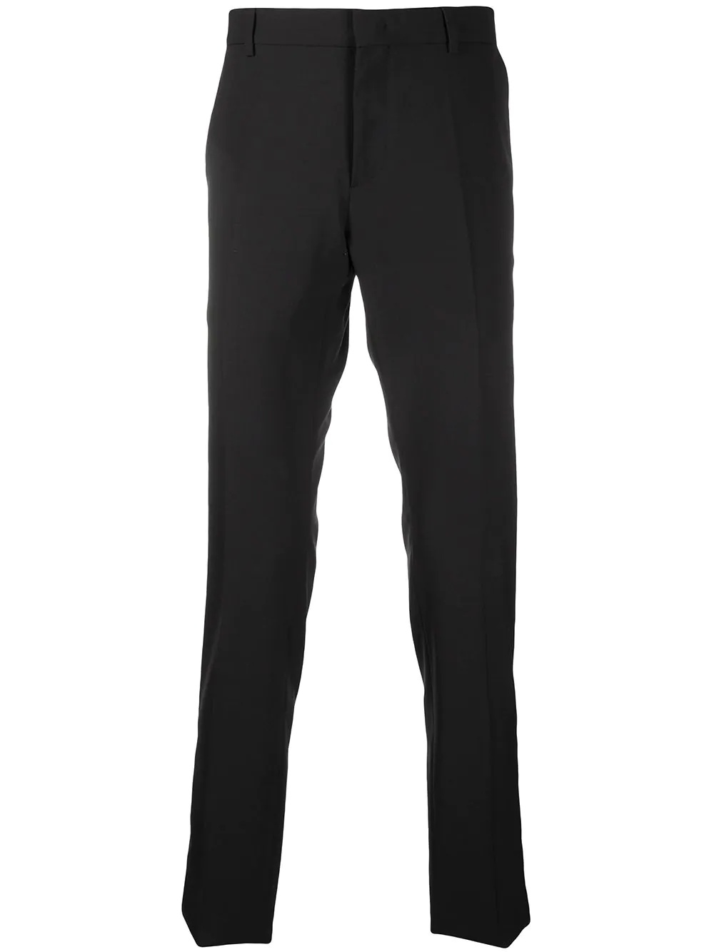 logo-print tailored trousers - 1