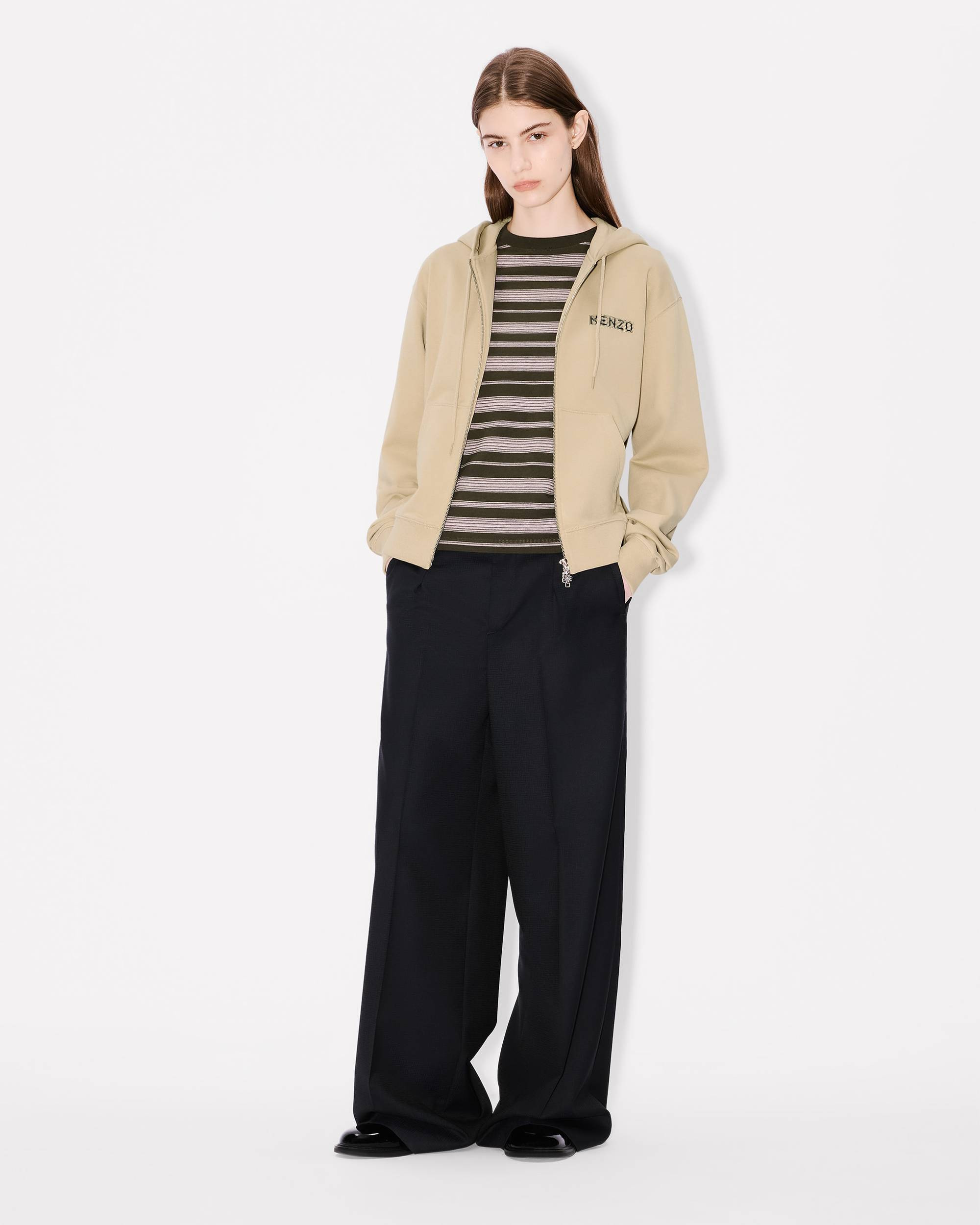 'KENZO City' zip-up hoodie in cotton - 5